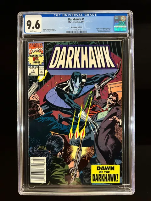 Darkhawk #1 CGC 9.6 (1991) - Newsstand Edition - 1st app & Origin Darkhawk