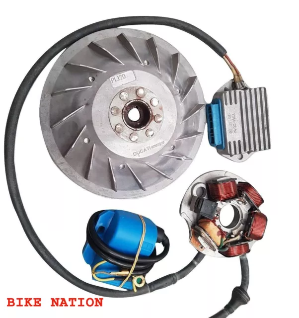 FIT FOR VESPA ELECTRONIC IGNITION WHEEL STATOR KIT 12v20mm CONE SMALL FAME PK125