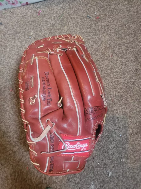 Vintage Rawlings baseball glove/ FERNANDO VALERZULA , Catchers Mitt.& Ball 3