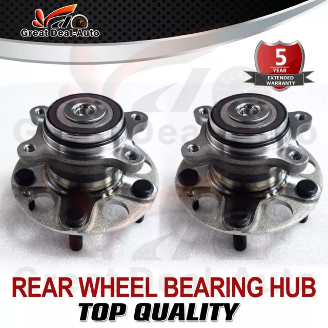 Pair Rear Wheel Bearing Hub Hubs Assembly For Honda Civic FD 1 2 3 FN2 2006-2012