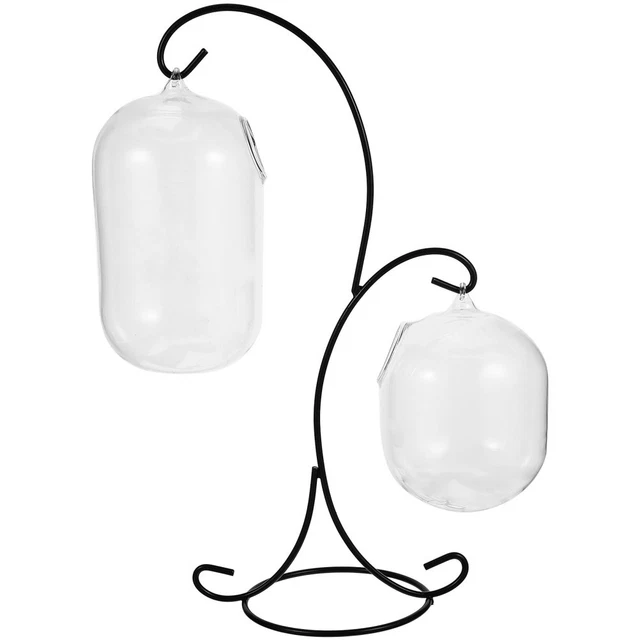 Vaso Sospeso In Vetro Per Piante | Fioriera Da Parete | Decorazione Casa Idroponica E Terrario