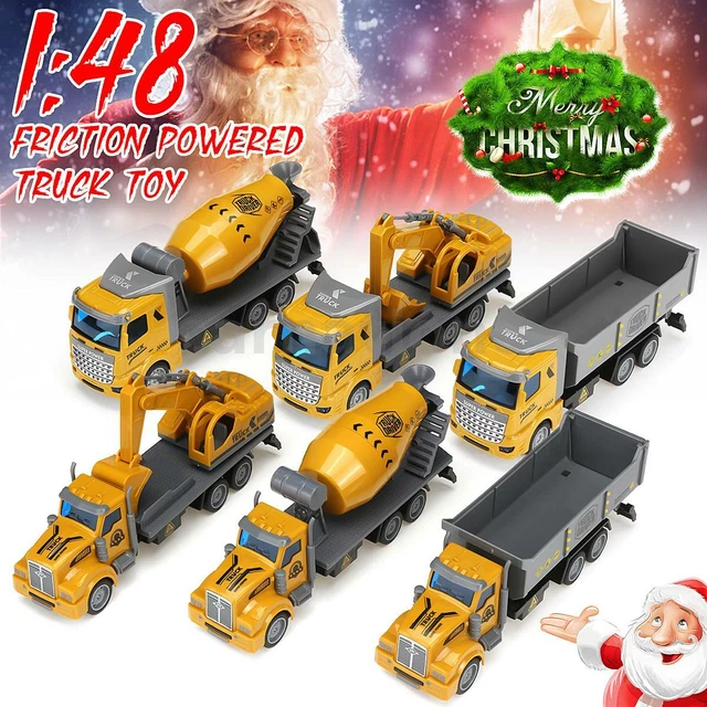 Pull Back Car Engineer Car Truck RC Construction Vehicles Tractor Excav