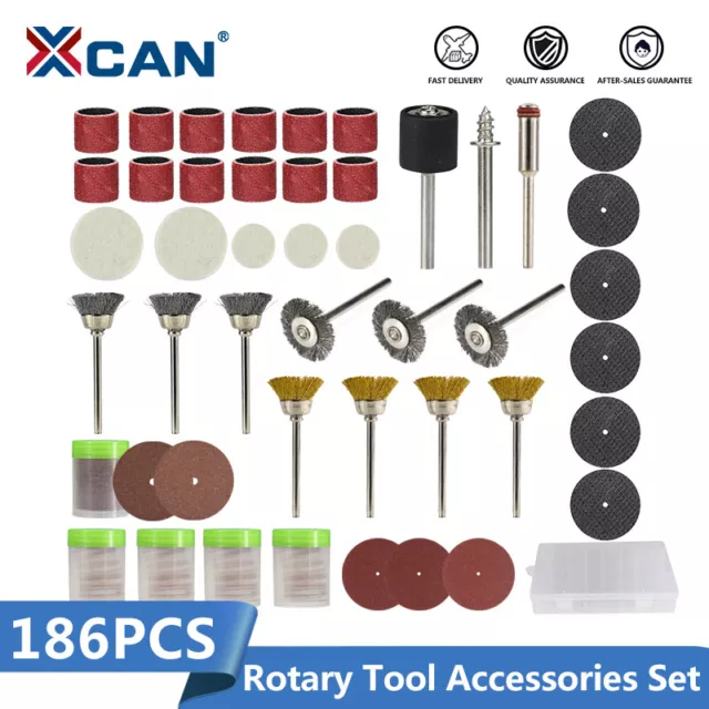 365Pc Abrasive Dremel Rotary Tool Accessories Kit Grinding Sanding
