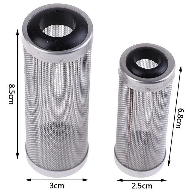 Stainless Steel Filter Inflow Mesh Shrimp Cylinder Protect Aquarium Accessori-u-