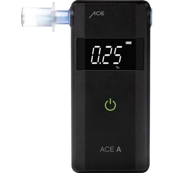 Ace a etilometro nero 0 fino 4 visualizzazione diverse unita' allarme incl