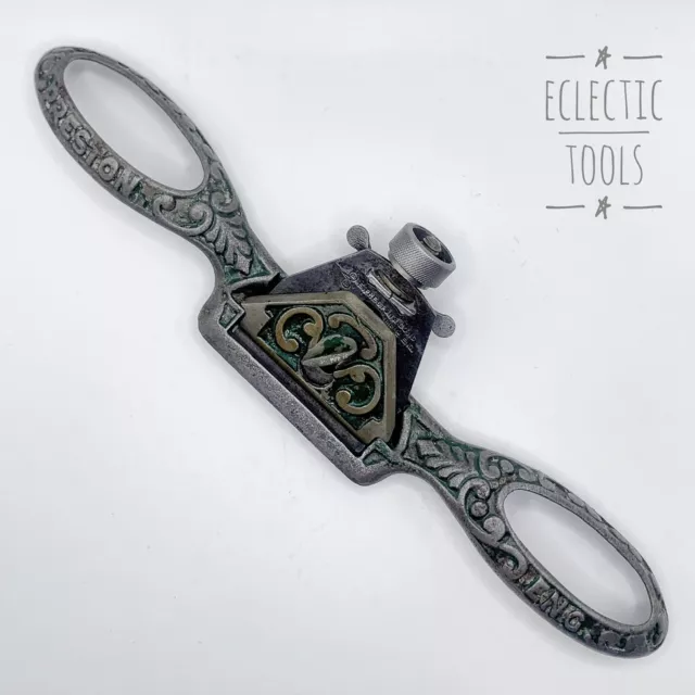Very Rare Green Edward Preston No: 1391 Flat Face Spokeshave – V Good Condition