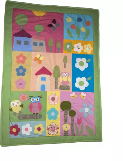 Baby Nursery Quilt - %100 Cotton Cover - Quality Handmade