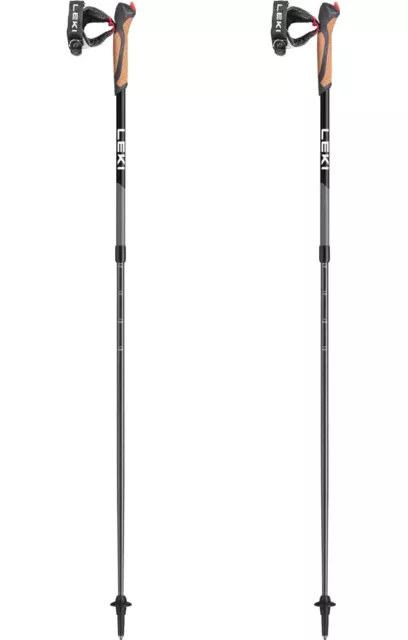 LEKI Nordic Walking Stöcke Spin 2024 65326161 verstellbar mit Gummipuffer NEU