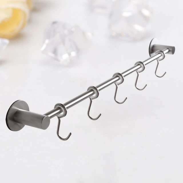 Pot Lid Utensil Holder Kitchen Cookware Hanger Brackets Shelves Frame