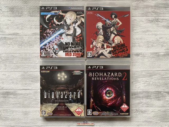 SONY PS3 No More Heroes & Resident Evil HD Remaster & Revelations 2 from Japan
