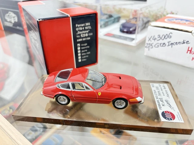Kyosho Ferrari 365 GTB/4 - Première Version - 1/43 - Jaune - Neuve Sous Boîte 05051Y