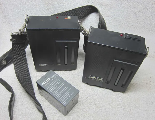 TWO (2) METZ Mecablitz 60 CT BATTERY Packs w/Strap plus EXTRA Cell. Camera Flash