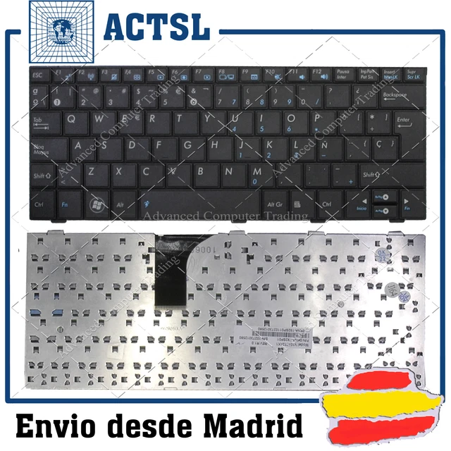 Teclado Espanol Portatil Asus Eee Pc 1001h 1001p R101d 0kna 192sp01 Negro Eur 14 99 Picclick Fr