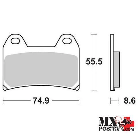 Pastiglie Freno Organiche Posteriori Per Ducati Multistrada DS 1000 (2003-2006) - 3