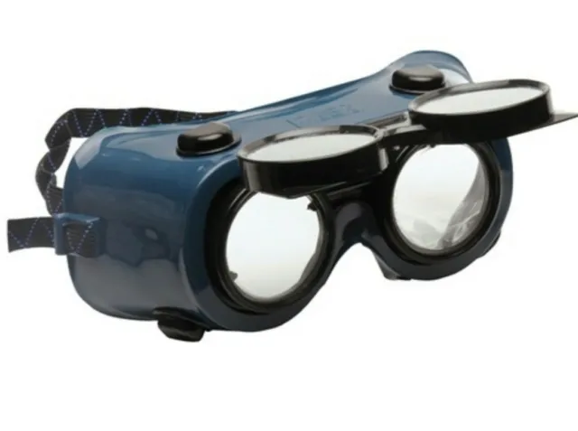 PORTWEST PW60BGR,  Flip-Up Gas Welding Goggles - Black
