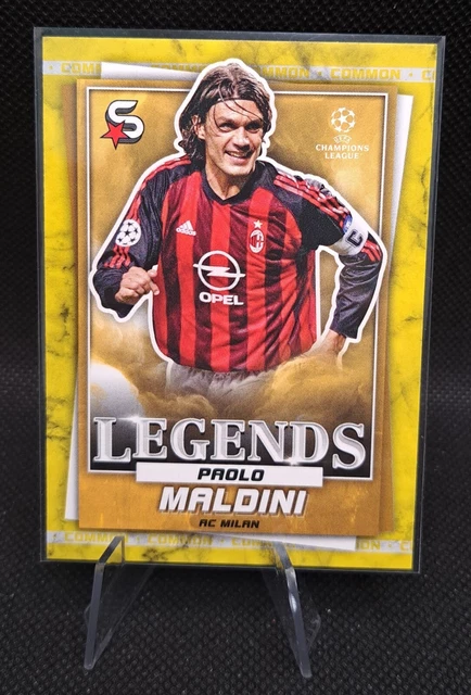 PAOLO MALDINI CARD common - Legends - AC Milan- Topps UCL Superstars 22 ...