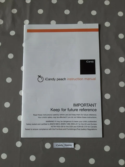 Icandy peach 2018 instructions top