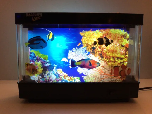 Discovery Kids~ Virtual Ocean Artificial Fish Tank Aquarium~ WORKS GREAT!