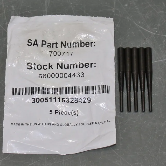 (5) Standard Abrasives Cartridge Roll Mandrel 66000004433, 1/8" x 3/4" x 1/4"
