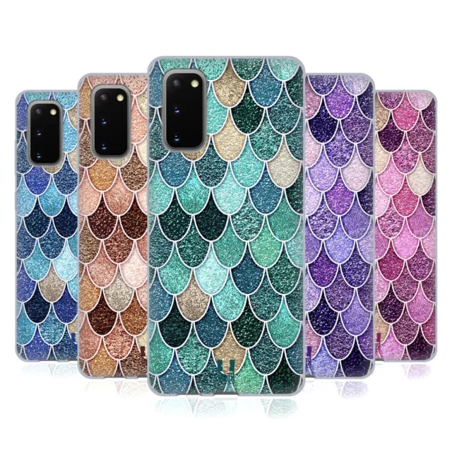 Head Case Designs Mermaid Scales Patterns Soft Gel Case For Samsung Phones 1