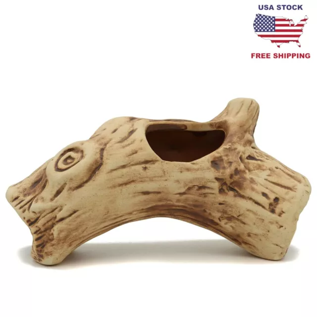 Aquarium Decorations Betta Fish Tank Rock Cave Cichlid Stone Tree Stump Hole