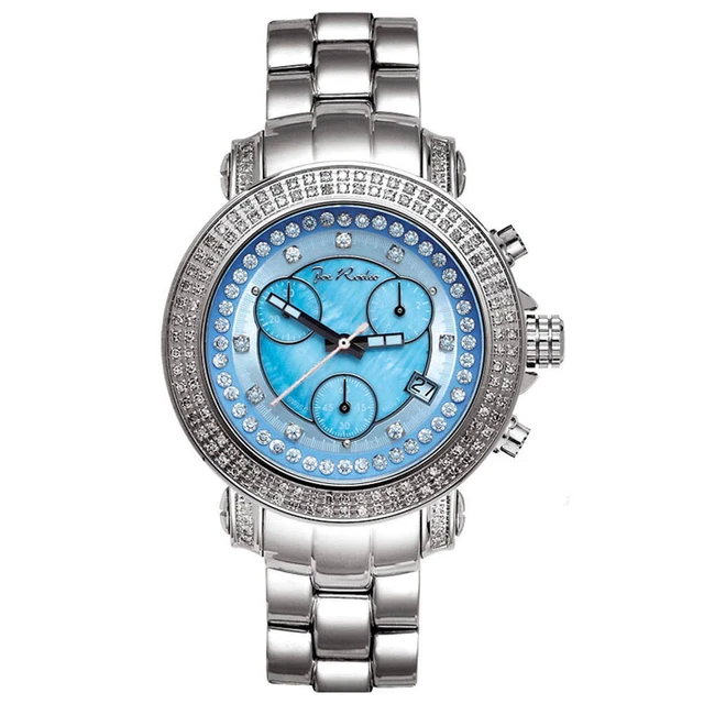 Joe Rodeo Diamond Men's Watch - RIO silver 1.25 ctw