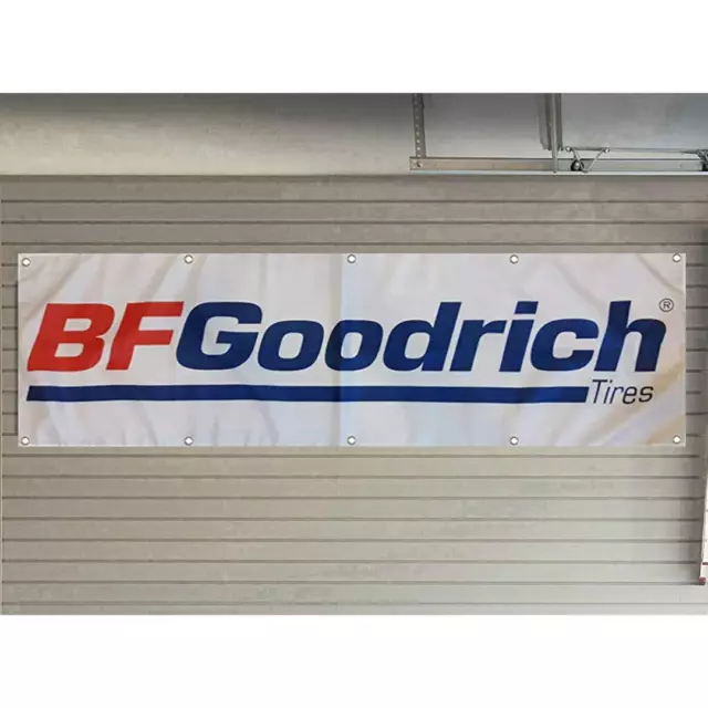 BFGoodrich BF Goodrich 2x8ft Banner Sign Vintage Tire Tires Garage Man
