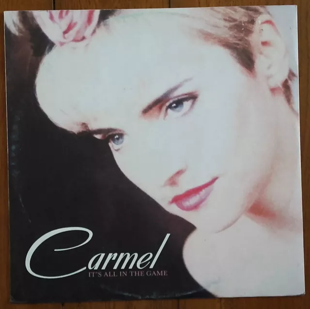 Disque Vinyle Maxi 45T 12" Carmel « It's All In The Game » +2 Pop 1987 Holland