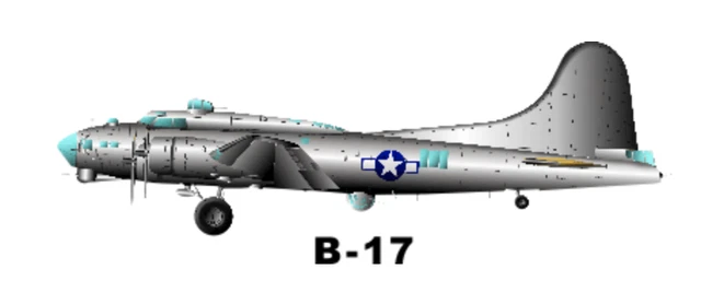 7& US MILITARY air force boeing b-17 flying fortress sticker decal usa