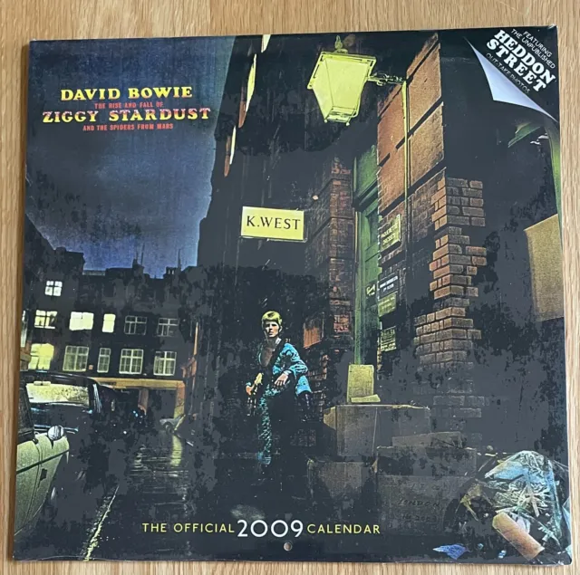 David Bowie - Official Ziggy Stardust Calendar 2009 - still sealed