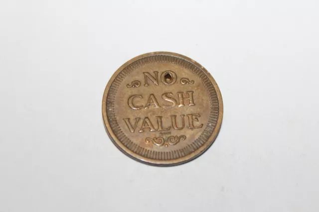 Vintage Brass Car Wash Token 2