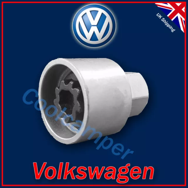 for Volkswagen Security Master Locking Wheel Nut Key 539 W 17mm VW Golf Passat 2