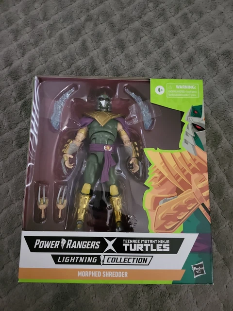 Hasbro Power Rangers Lightning Green Ranger Shredder Deluxe Action Figure