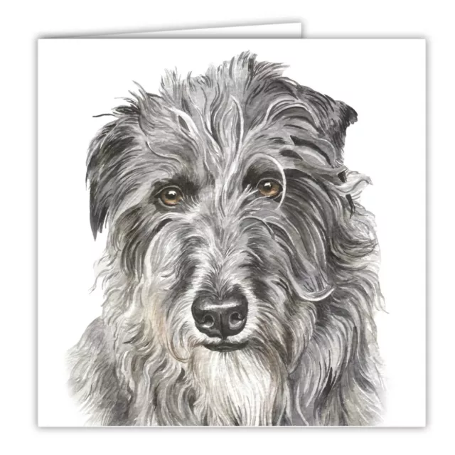 Scottish Deerhound greetings card dog blank card dogs DEERHOUNDS WaggyDogz cards