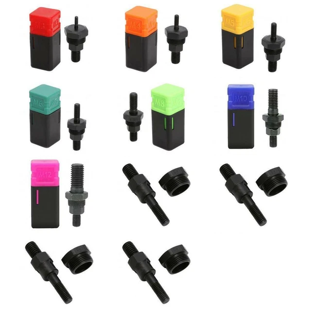 Kit D'outils Nussert pour Pistolet à Riveter à Main En Acier de 11 Pièces