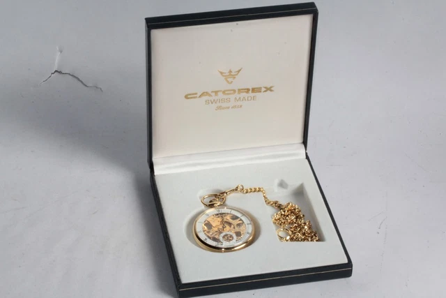 MONTRE DE POCHE mécanique Catorex squelette Swisscom (52849) EUR