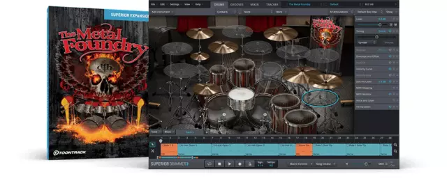 THE METAL FOUNDRY SDX | Toontrack | Digital Download for Superior Drummer