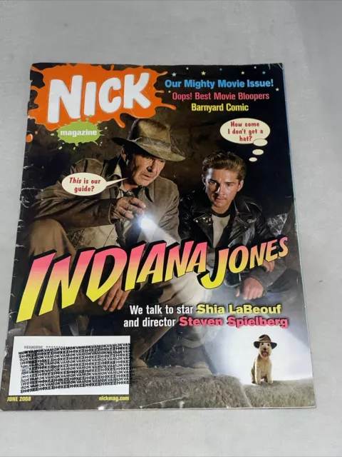 Nick Magazine June 2008 Indiana Jones Mighty Movie Issue Shia LaBeouf