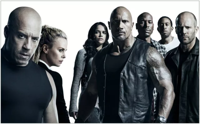 378981 Fast and Furious Cast Movie WALL PRINT POSTER AU