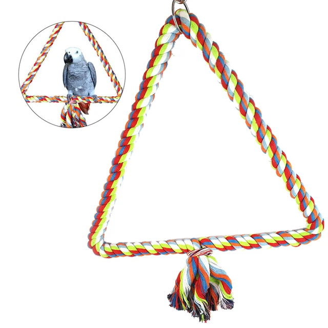 1Pc Vogelspielzeug für Papageien Pet Schaukel Spielzeug Bunte Klettern Leiter