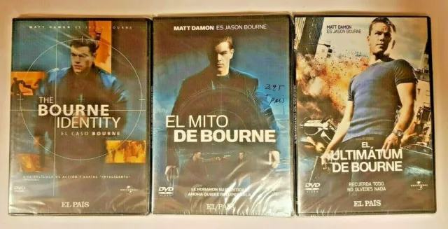 Pelicula Dvd Pack Bourne 1+2+3 Precintadas