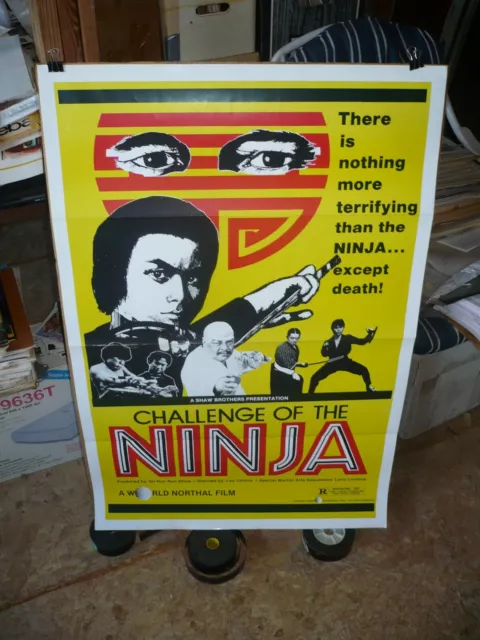 CHALLENGE OF THE NINJA, orig 1-sh / movie poster [Shaw Brothers] - martial arts 3