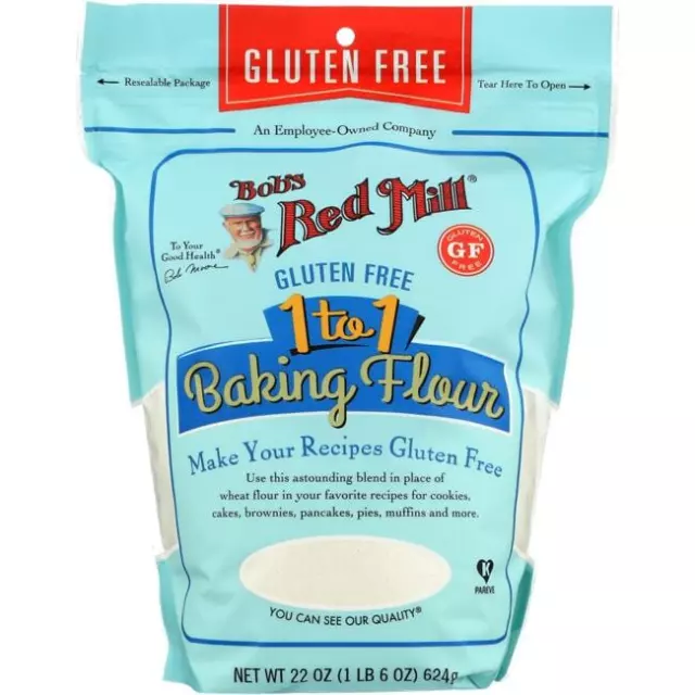 Bob's Red Mill Gluten Free 1 to 1 Baking Flour 22 oz Pkg