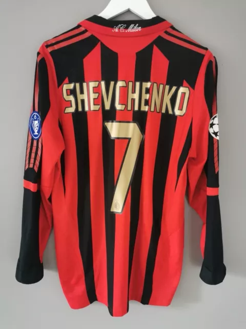 Maillot authentique Milan AC 2005/2006 Shevchenko shirt maglia jersey Adidas