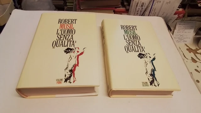 R. MUSIL, L UOMO SENZA QUALITÀ, Mondolibri, 2000, 2 Voll., 14gn25 R. MUSIL, L UOMO SENZA QUALITÀ, Mondolibri, 2000, 2 Voll., 14gn25