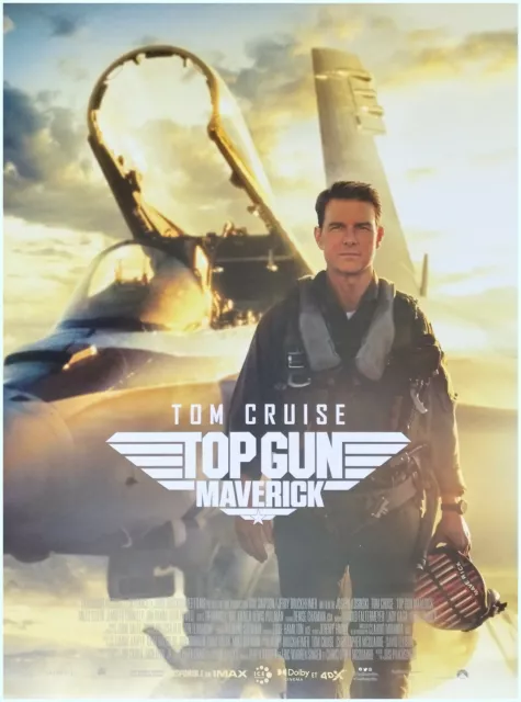 TOP GUN MAVERICK Affiche Cinéma Neuve ROULEE 53 x 39 cm Movie Poster Tom Cruise