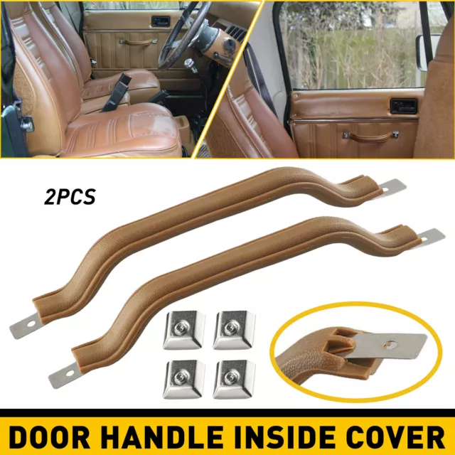 2x NEW Crown Spice Interior Door Pull Strap Handle Set FOR 87-1995 JEEP