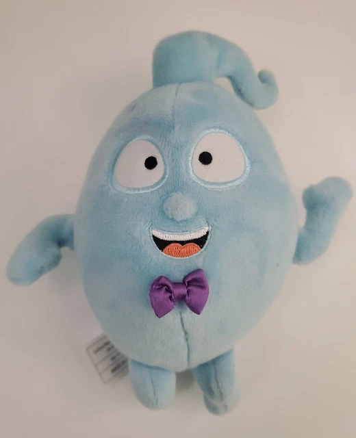 Disney Jr Vampirina Blue Ghost w/Purple Bow Tie ~ 6" Plush Stuffed Animal Toy