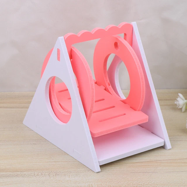 Pet Swing Wooden Swing   Hamster Stuff   Pet Toy Accessories Bird Wood Swing