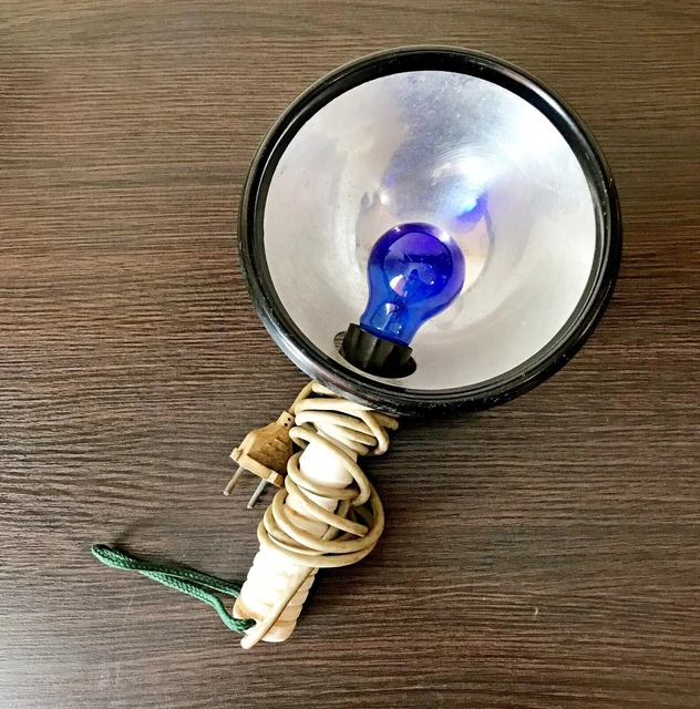 Lámpara minin reflectora de infrarrojos médica vintage para terapia de luz...